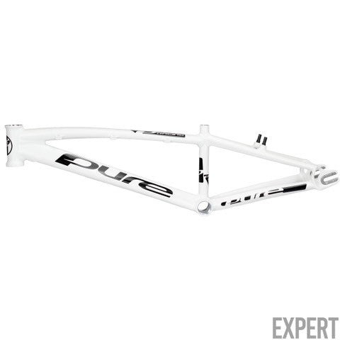 Pure V6 Alloy BMX Race Frame-Matte White