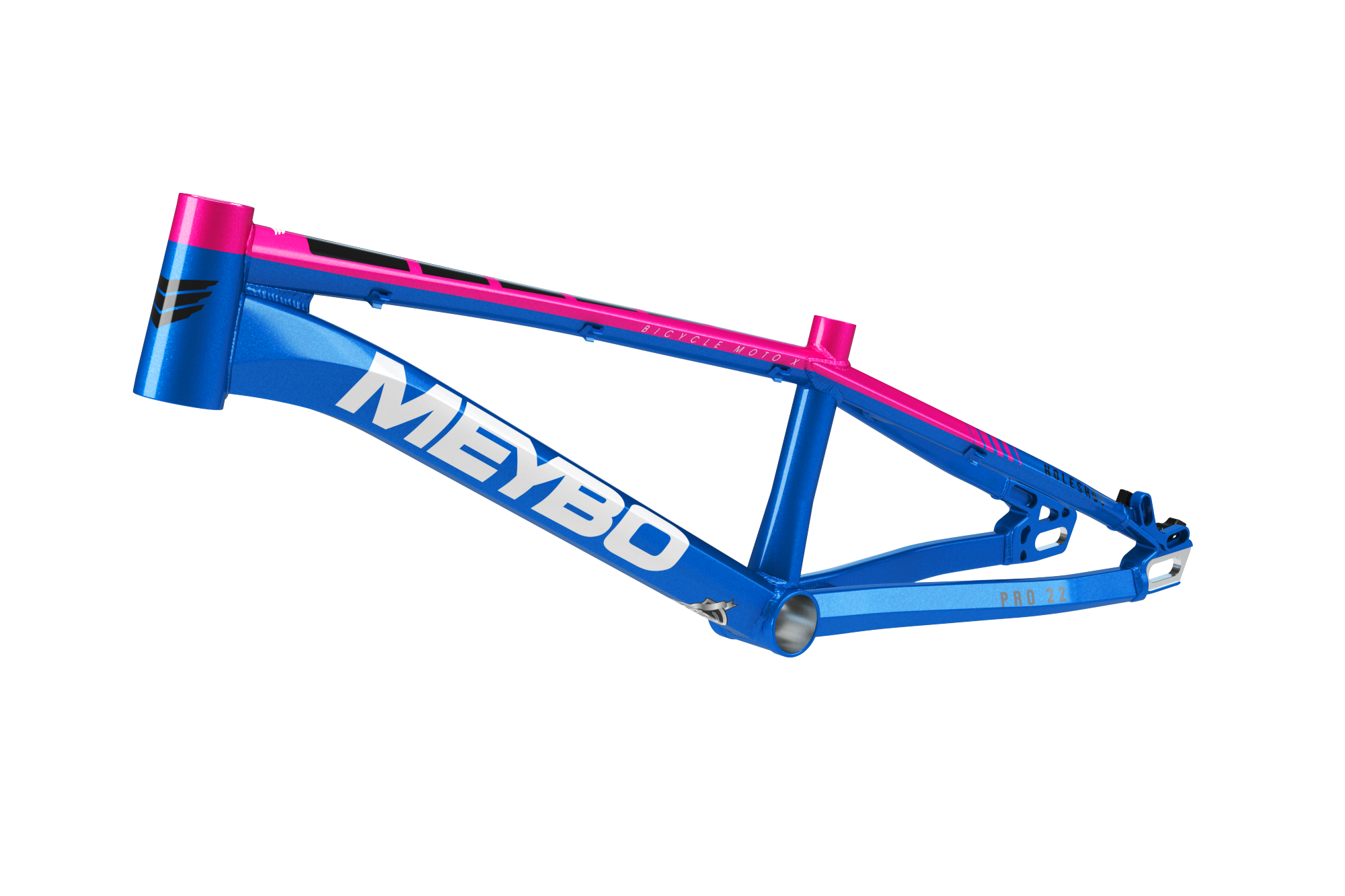 Meybo Holeshot Alloy BMX Race Frame 2025-Blue/Pink/Black – MoJo BMX