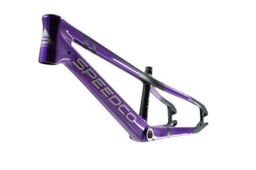 Speedco Velox Evo Carbon BMX Race Frame-Semi Gloss Purple