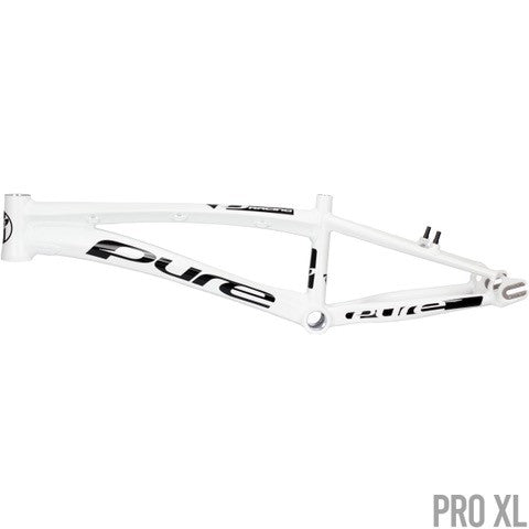 Pure V6 Alloy BMX Race Frame-Matte White