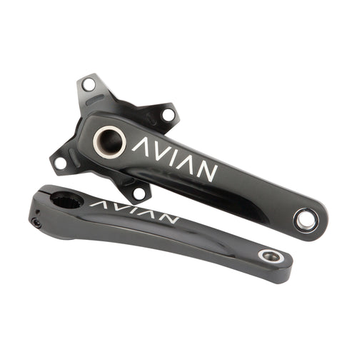 Avian Cadence 2-Piece BMX Race Cranks-Black