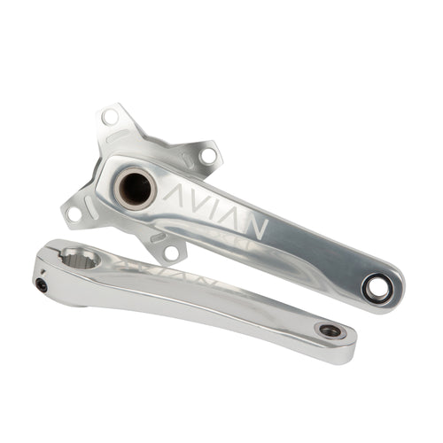 Avian Cadence 2-Piece BMX Race Cranks-Polished