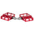Avian Pariah Alloy BMX Platform Pedals-Red