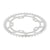 Sinz 110bcd 5-Bolt BMX Chainring-Silver