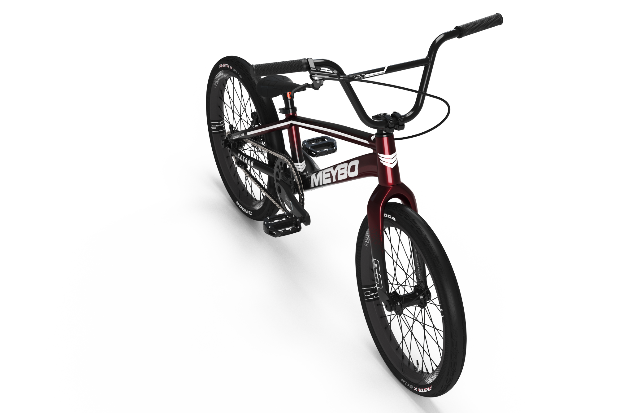 Meybo Patron BMX Race Bike - Red/Black/White Pro 22 | MoJo – MoJo BMX