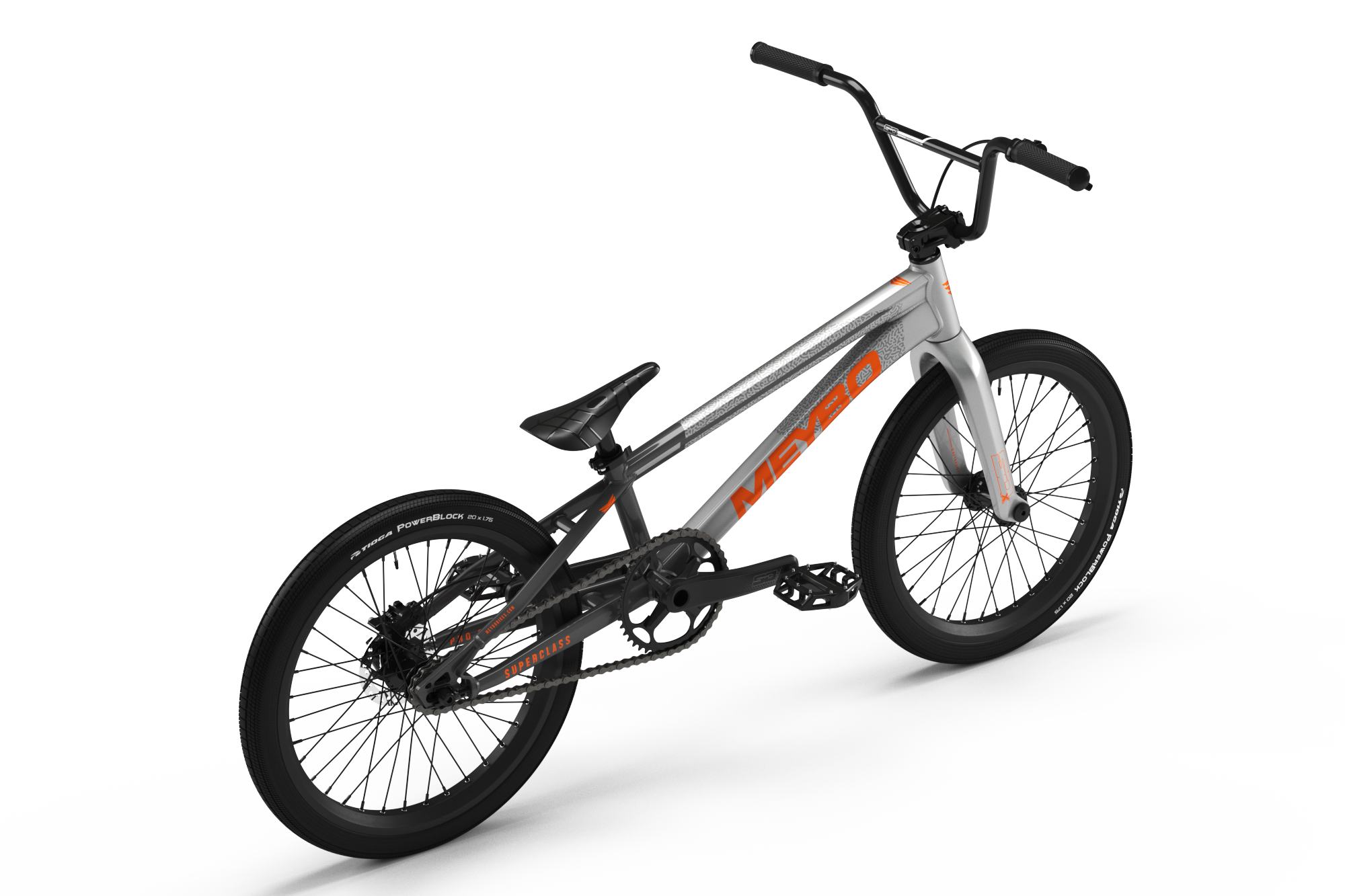 Meybo Superclass BMX Race Bike-Grey/Orange-Pro 23 – MoJo BMX