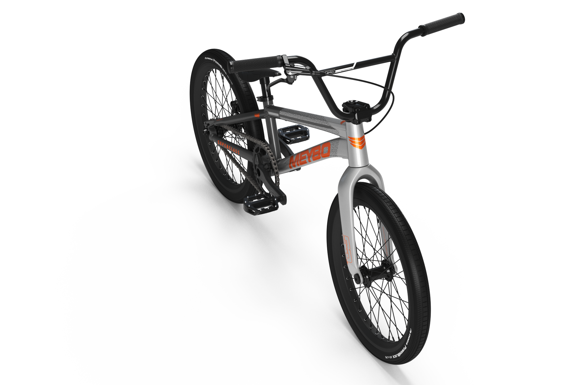 Meybo Superclass BMX Race Bike-Grey/Orange-Pro 21 – MoJo BMX