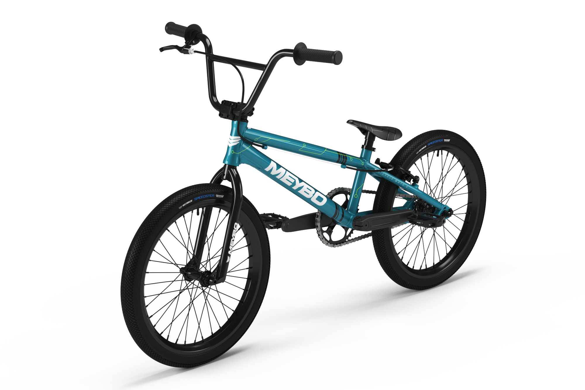 Meybo TLNT BMX Race Bike-Blue/Yellow/White-Mini – MoJo BMX