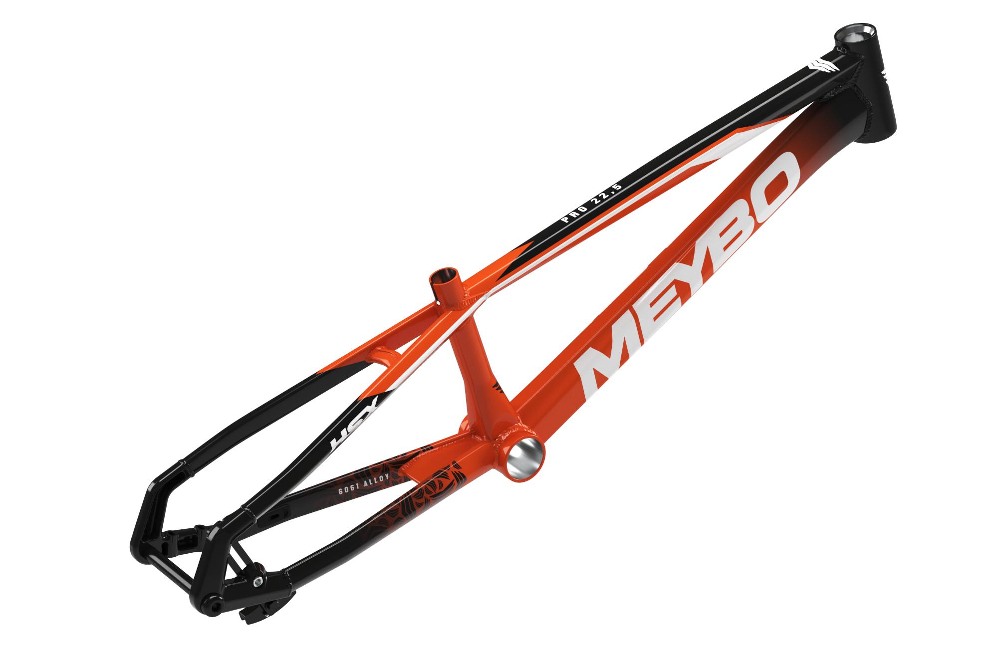 Meybo HSX Alloy BMX Race Frame 2025-Orange/Black/White – MoJo BMX