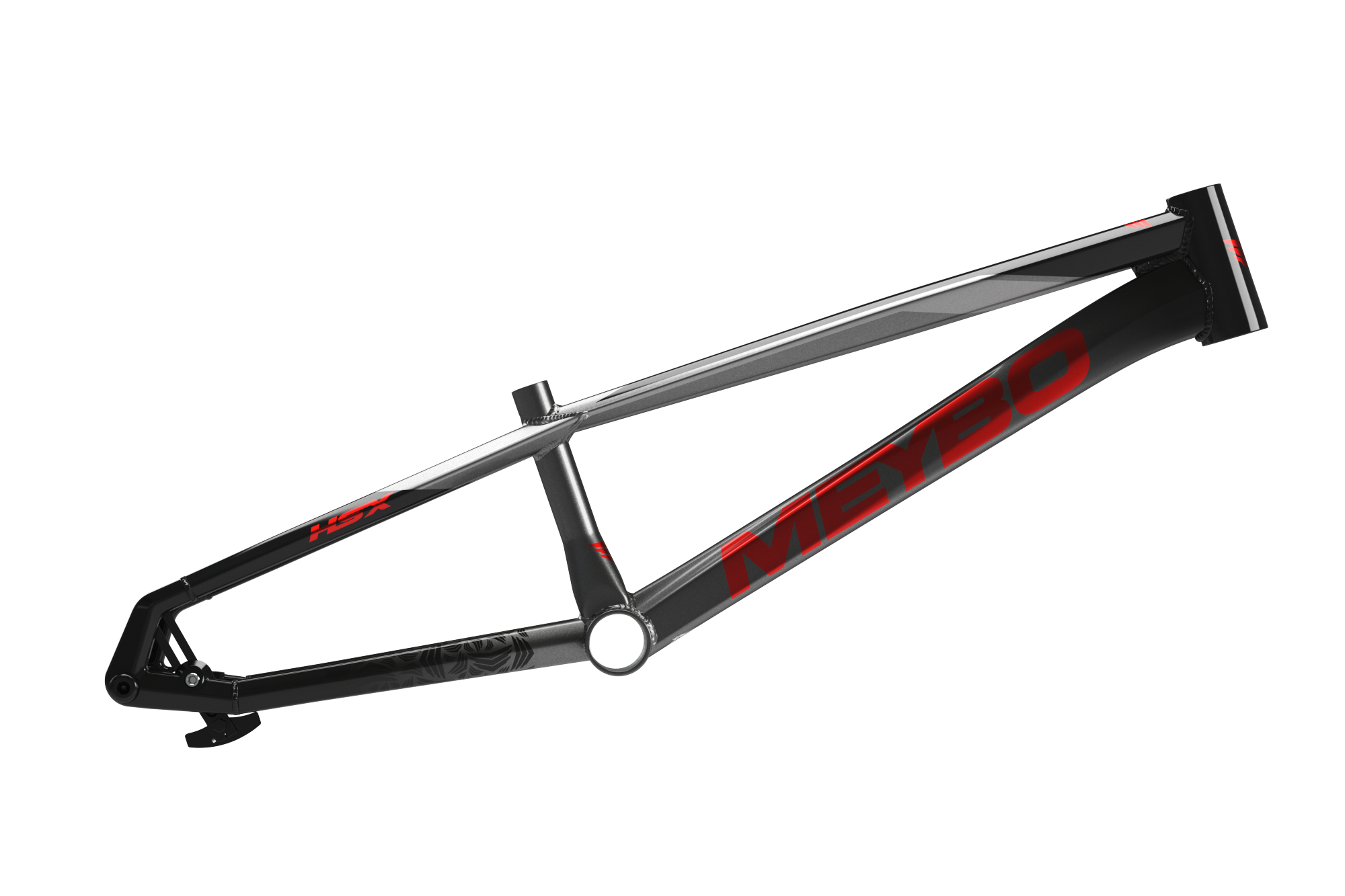 Meybo HSX Alloy BMX Race Frame 2025-Black/Red/Grey – MoJo BMX