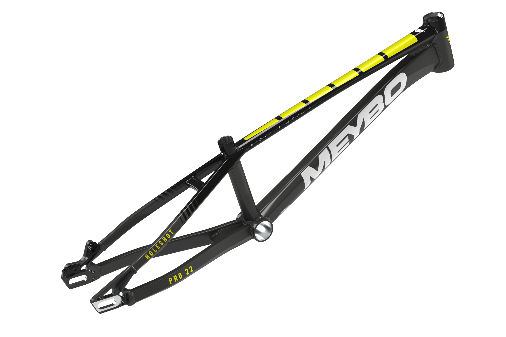 BMX レース仕様　メイボ　ホールショット　ミニ Meybo Holeshot Alloy BMX Race Frame 2025-Grey/Black/Lime – MoJo BMX