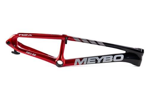 Meybo HSX Carbon BMX Race Frame 2024-Black/Red/Silver/Grey