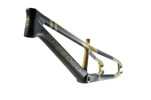 Speedco Velox Evo Carbon BMX Race Frame-Matte Gold