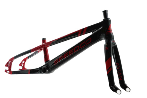 Speedco Velox Evo Carbon BMX Race Frame-Gloss Red