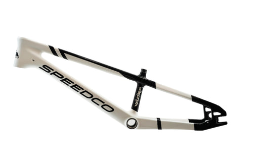 Speedco Velox Evo Carbon BMX Race Frame-Semi Gloss White