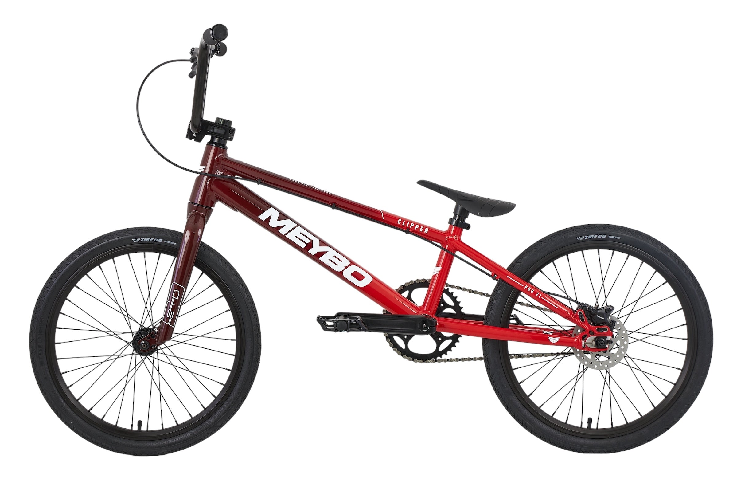 Meybo Clipper BMX Race Bike-Red/Maroon-Pro 22 – MoJo BMX