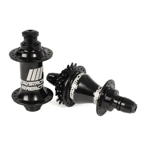 Stay Strong Reactiv 2 Race Hubset (20mm Front) - Black/ 36H
