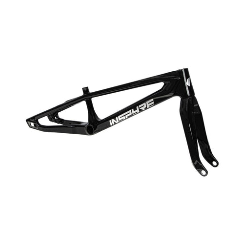 Inspyre Era Carbon BMX Race Frameset - Black Gloss/Brushed Chrome (PREORDER)