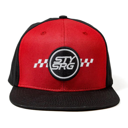 Stay Strong Icon Check SnapBack Hat-Black/Maroon