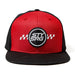 Stay Strong Icon Check SnapBack Hat-Black/Maroon