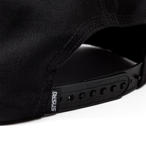 Stay Strong Icon Check SnapBack Hat-Black/Maroon