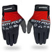 Stay Strong Nic Long Captain Race Gloves - Red/Black