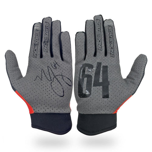Stay Strong Nic Long Captain Race Gloves - Red/Black