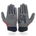 Stay Strong Nic Long Captain Race Gloves - Red/Black
