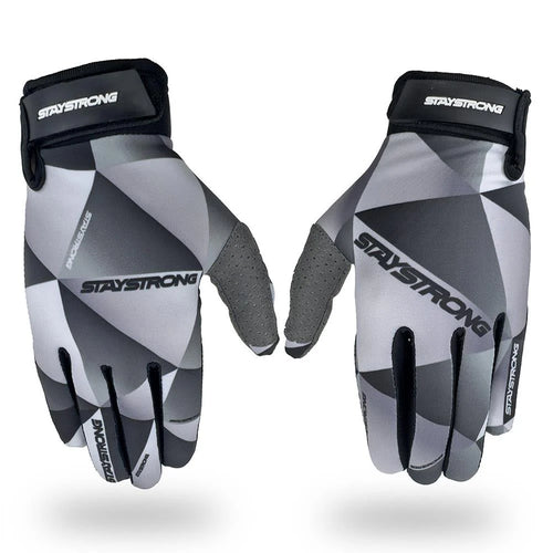 Stay Strong Prism Gloves - White