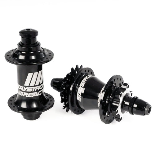 Stay Strong Reactiv 2 Disc Race Hubset (20mm Front) - Black/ 36H