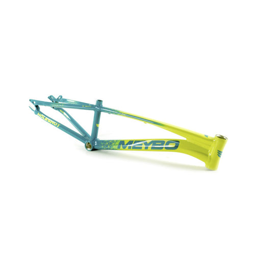 Meybo Holeshot Alloy BMX Race Frame 2024-Lime/Petrol