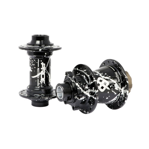 Pride Matrix Disc Hubset-36H-Splash Black/Silver