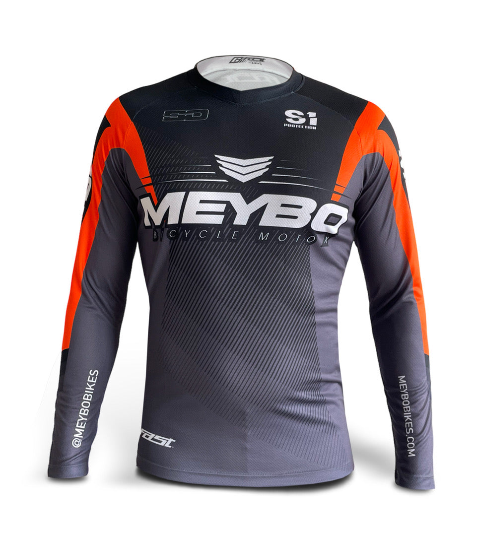 Speedco Race Jersey-Gray/Black at MoJo BMX