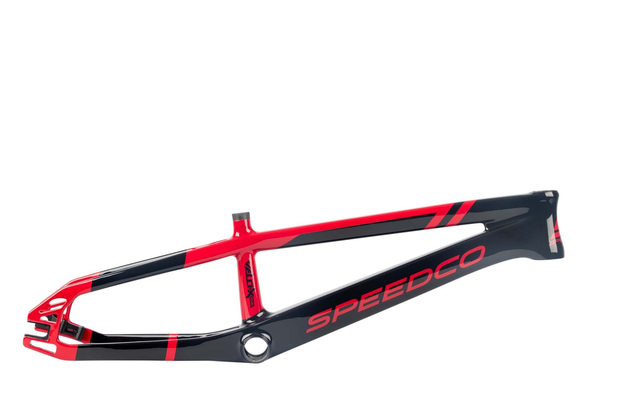 Speedco Velox Evo Carbon BMX Race FrameGloss Red MoJo BMX