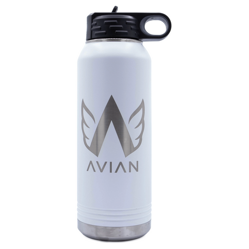Avian Water Bottle-White
