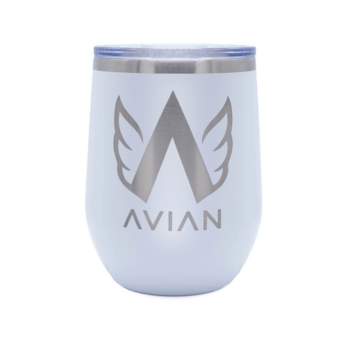 Avian Wine Glass-White
