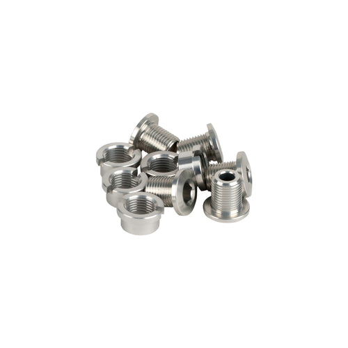 Sinz Chromoly BMX Chainring Bolts-Silver