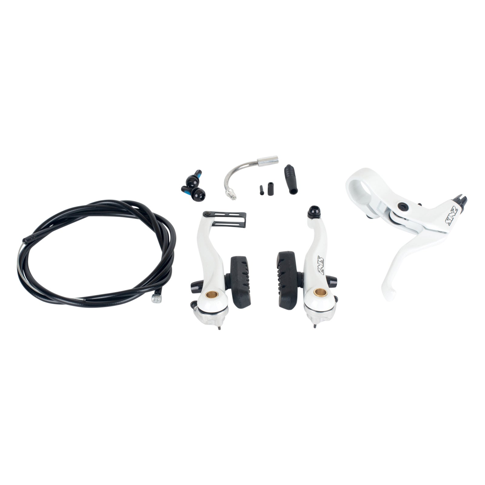 bisco Sinz BMX V-Brake Kit-White at MoJo BMX
