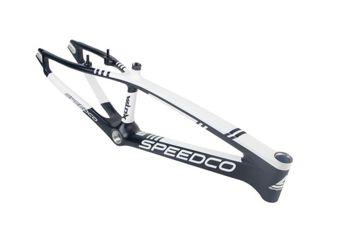 Speedco Velox v3 Carbon BMX Race Frame-Matte White